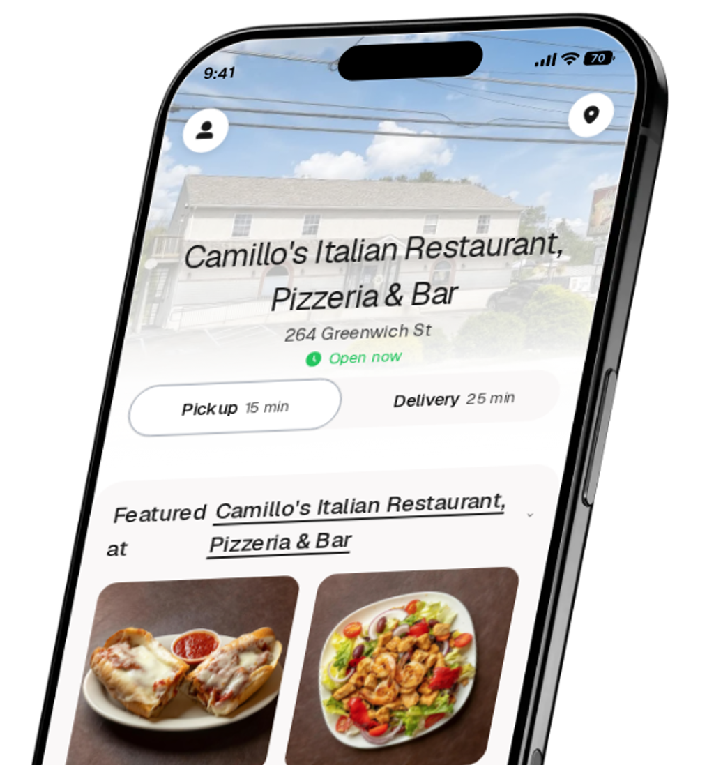 Camillo's Italian Restaurant, Pizzeria & Bar app preview