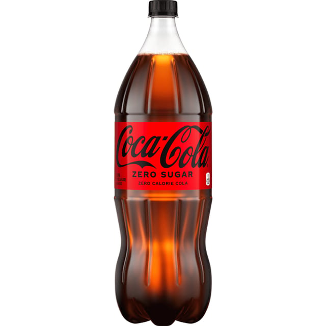 Coca-Cola Zero Sugar, 2 Liters.